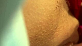 Masturbating to orgasm close up
