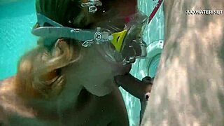 I watched cum splash everywhere in the pool from cruz's blowjobs