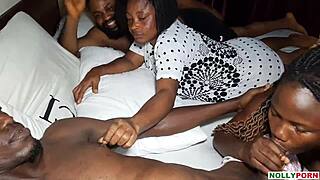 best african group sex with pregnant big mummy