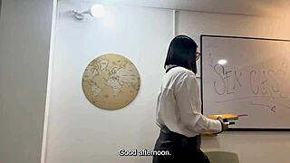 milf teacher gives a class on how to fuck 18 year old boy and nerdy girl in a hot threesome in the classroom kylei ellish pierina seymur & pipe boy