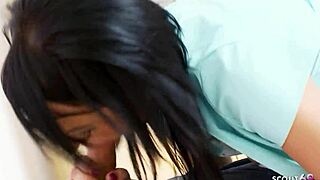 Black hair nurse chantelle fox give a fuck to patient in hospital