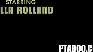 Yoga stretching goes wrong with Victoria's holes stretched by Bella Rolland and Gizelle Blanco