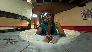 Pussy to mouth action in the jacuzzi with mia niqab