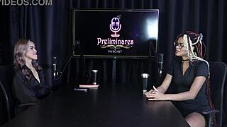 Naomi Campos Moans About Penis Shape In Sheer Red 😍