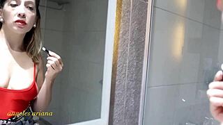 Photoshoot turns into roleplay with masturbation oral sex and anal vaginal fisting