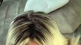 Real couple explores doggystyle and cowgirl with blowjobs