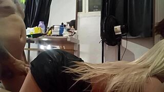 Stepdaughter Caught Masturbating, Punished With Toy!