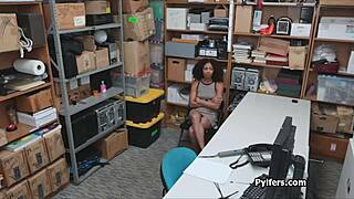 i saw frizzy haired ebony teen 18+ sucking patrolmans dick on hidden cam