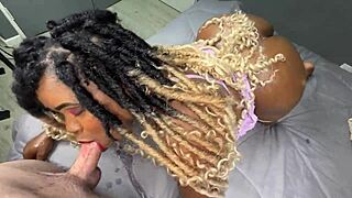 Sexy Black Girl Craves a Deep Creampie Filling