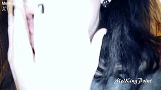 Mature Arab Milf Gives Helping Hand While Sucking Monster Cock!