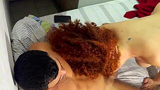 Young Latina enjoys playful moments