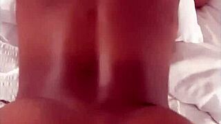 Black light blowjob while working on the clock at the ship yard