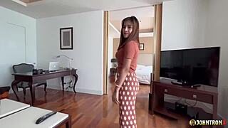 johntronx - curvy asian beauty dives into intense action 😍