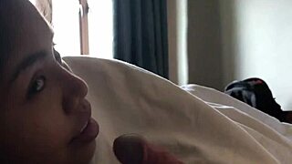 Morning blowjob from 19-year-old teen.