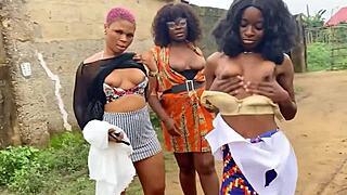 big ass ebony lesbians oiled up licking pussy use anal plug to cum 😈💦