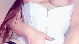 does this unfaithful wife masturbate for her husband's boss?