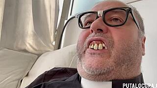 Bolivian Sinner Punished and Fucked by Priest 😈