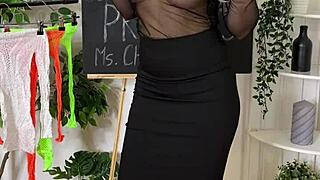 Sensual Display of Alluring Fishnet Outfits