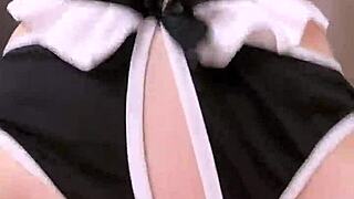 Barely Legal Teen Bunny Rides Dick