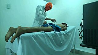 Change Of Plans Doctor Was Going To Give Massage To Female Patient But The Patient Turned Out To Be A Whore And Quickly Set Him Up