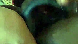 Ebony milf masturbates her big ass