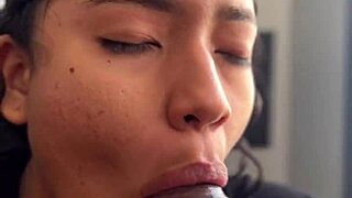 Amateur Couple's POV Blowjob with Huge BBC - Intense or Gentle?