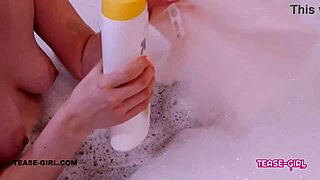 Super Cute Teen Takes Bath