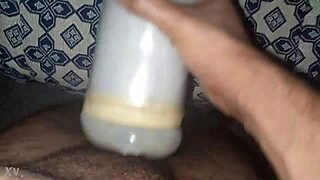 Home Masturbation with Big Cock