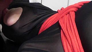 Bound Nylon Slut Karla Rose Rough Facefuck