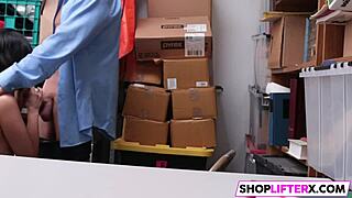sexy cutie penelope gets fucked hard by monster cock for theft in the shop