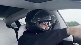 Cambodian teen almost crashes while on a thrilling ride during spring break adventure