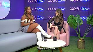 Latina milf carla morelli gets hard sex with maxx betancur and almost loses control with dani ortiz interviewer