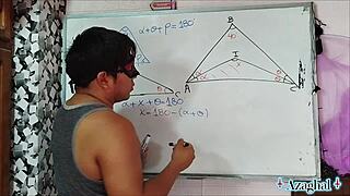 Nerdy Asian Student Angles Sexual Math With Teacher