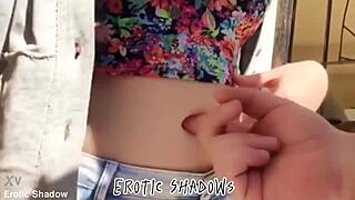 Amateur Cute Girl Gets Belly Fingered and Massaged to Orgasm