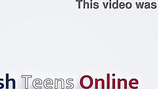 Collared 18 Year Old Submissive Edged and Teased by Two Guys!