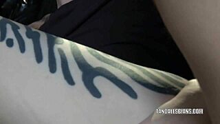 redhead lesbo karlie makes her girlfriend cadence cum with licking and muff diving