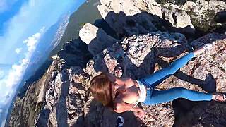 Risky cliff fuck with Mia Bandini?