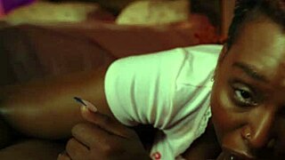 Curvy babe throws back on dick until cumming