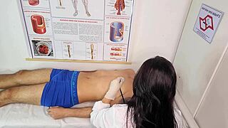 Nurse Induces Hard Erection in Patient!