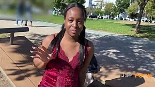 i watched the ebony goddess paris get her pussy drilled hard