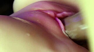 I creampie her pink, wet pussy in a hot close-up