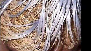 Latina milf at home with family