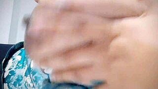 horny latina babe says, 'i'm playing with my tits after the party'