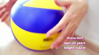 Japanese schoolgirl cosplay with petite teen