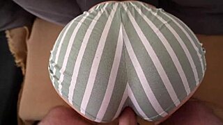 Fucked stepsister through shorts hole, torn fabric aroused me