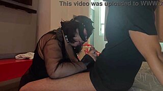 sucking a hung single guy while hubby films.