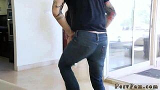 young girl enjoys homemade movie day with taboo hardcore fun.