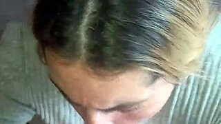 She Gets Mad Because I Blast His Face With Hot Cumshot