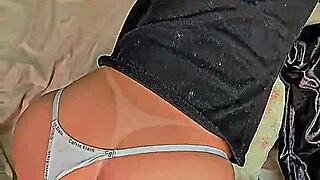 Amazing doggystyle with my stepmom's hairy pussy leading to creampie orgasm