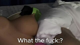 Brothers Prank Stepsister Peeking and Jerking Off Her Pussy Then Framing Her Ass